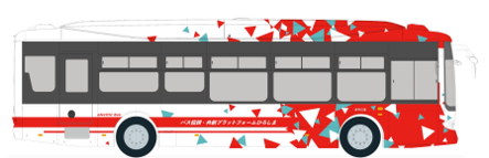 広島バスのEVバスイメージ