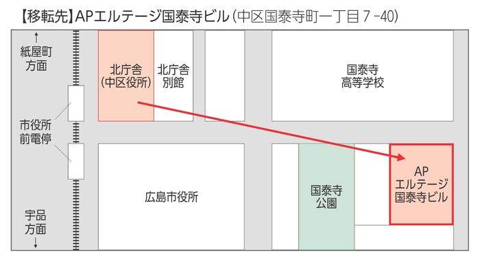 移転先 APエルテージ国泰寺ビルの地図