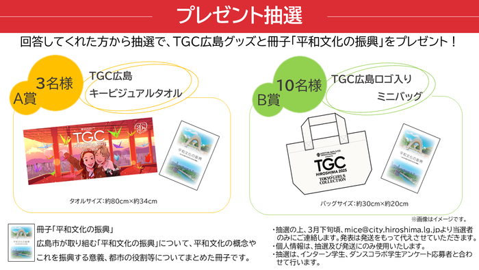 プレゼント抽選の内容