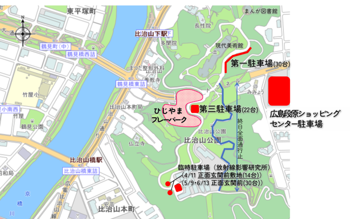 駐車場の地図