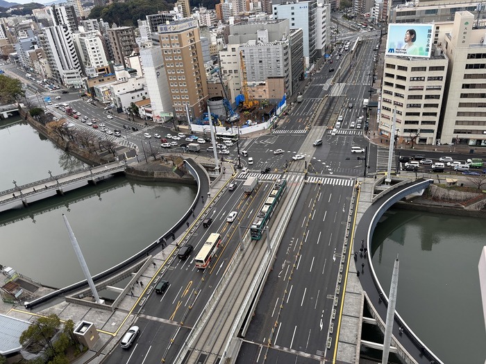 駅前大橋付近の写真