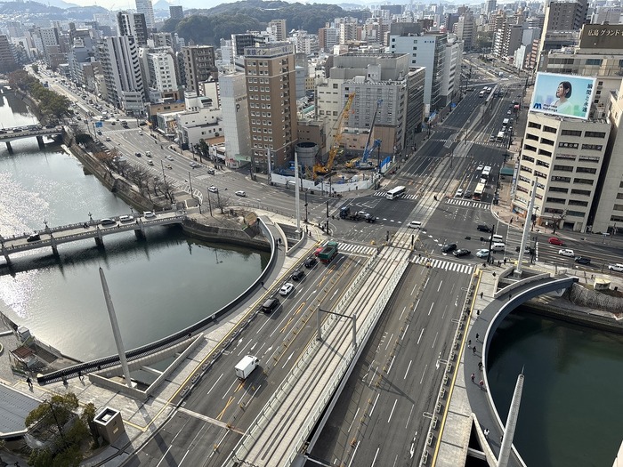 駅前大橋付近の写真