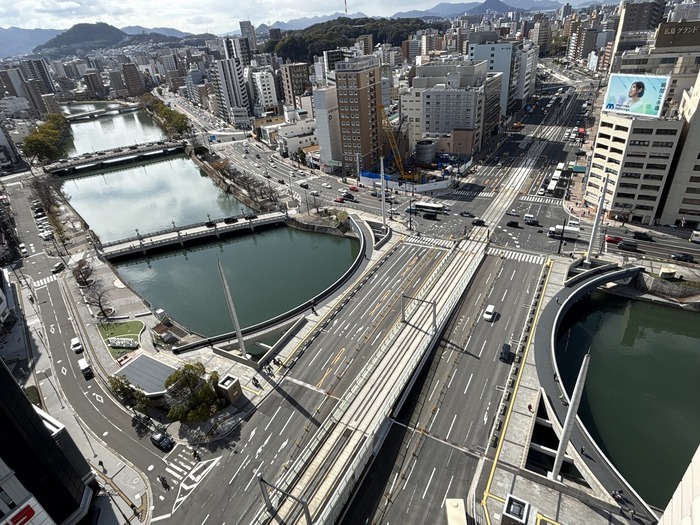 駅前大橋付近の写真