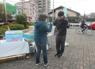 写真：環ッハッハinよしじまで提供された食品