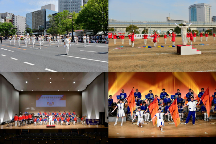 写真：音楽隊の過去の出演です。