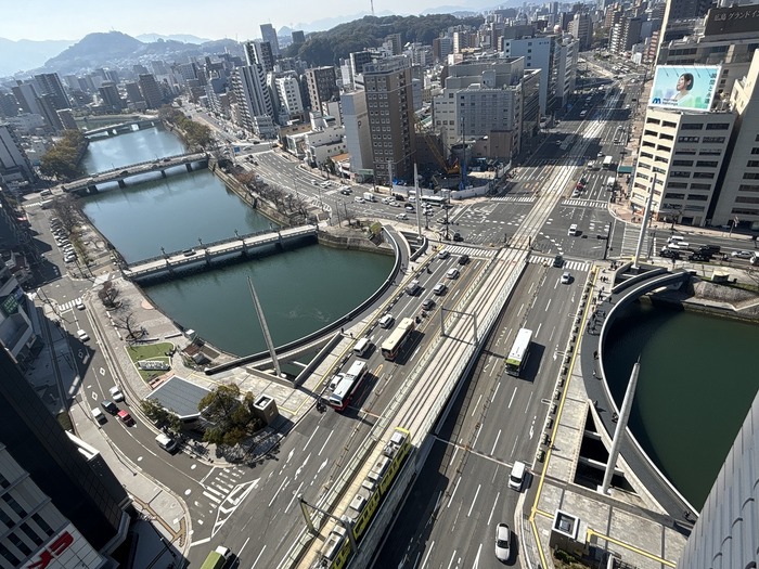 駅前大橋付近の写真
