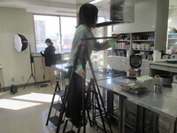 写真：そうめんのエコポイント撮影