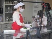 写真：グラタンのエコポイント撮影