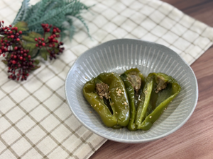写真：まるごとピーマンのお浸し
