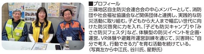 三篠地区自主防災会連合会画像