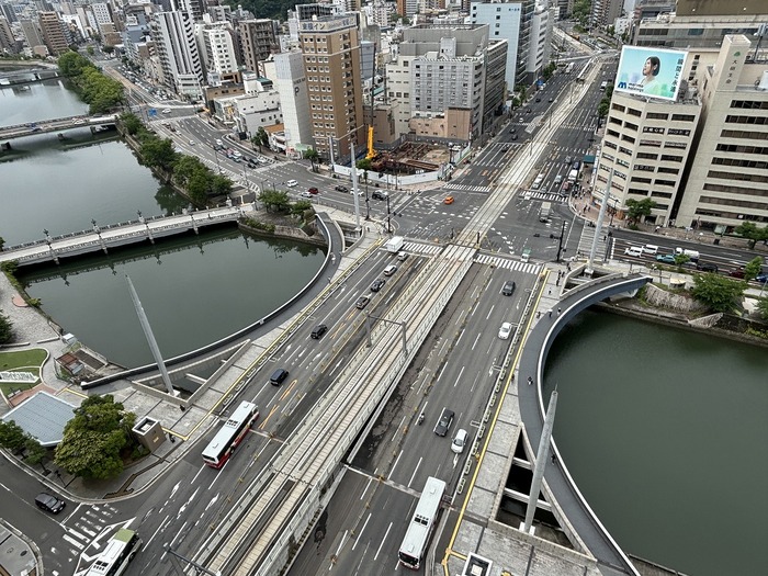 駅前大橋付近の写真