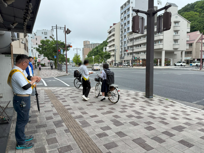 段原1丁目19番交差点周辺での実施状況