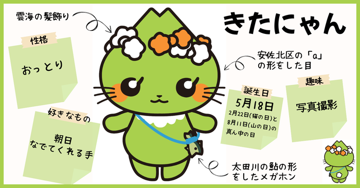 きたにゃんプロフィール