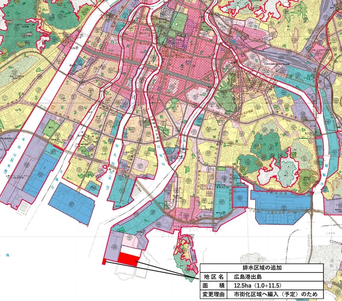 広島市都市計画総括図