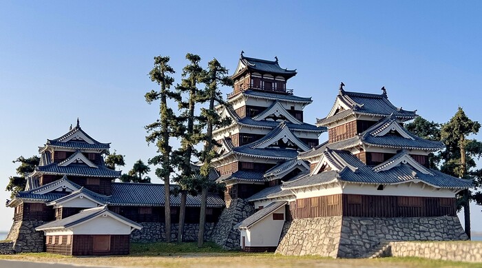 広島城大小天守模型（島充氏作）の画像