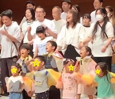 童謡音楽祭での姿