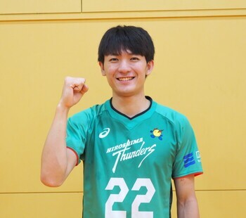 写真:広島サンダーズ 山元快太選手