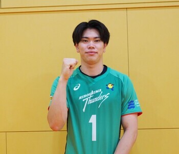 写真:広島サンダーズ 柳北選手