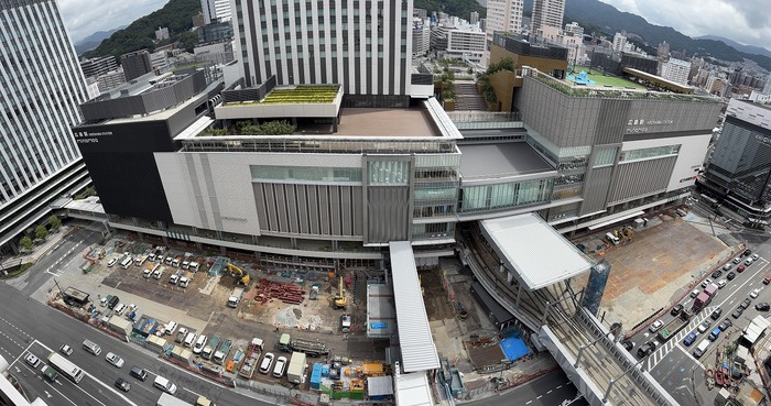 広島駅南口広場の全景写真