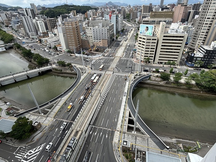 駅前大橋付近の写真