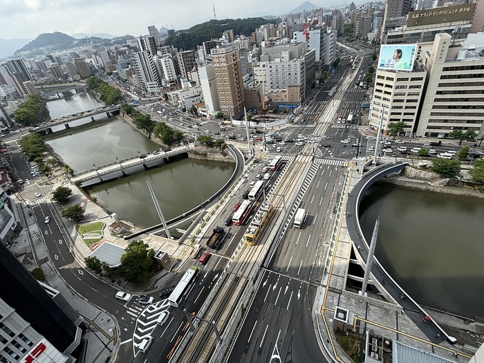 駅前大橋付近の写真