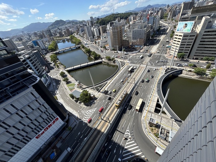 駅前大橋付近の写真