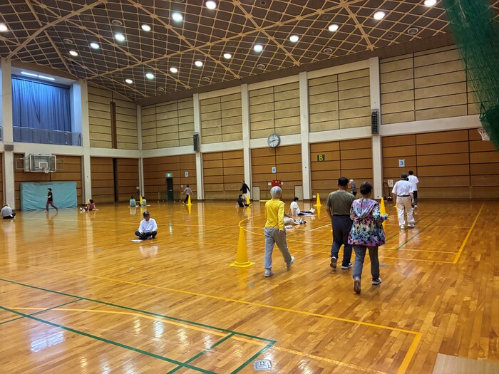 体力測定の様子1