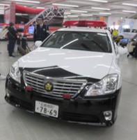 パトカーの写真
