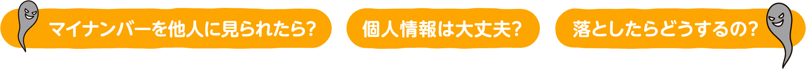 マイナンバーを他人に見られたら？個人情報は大丈夫？落としたらどうするの？