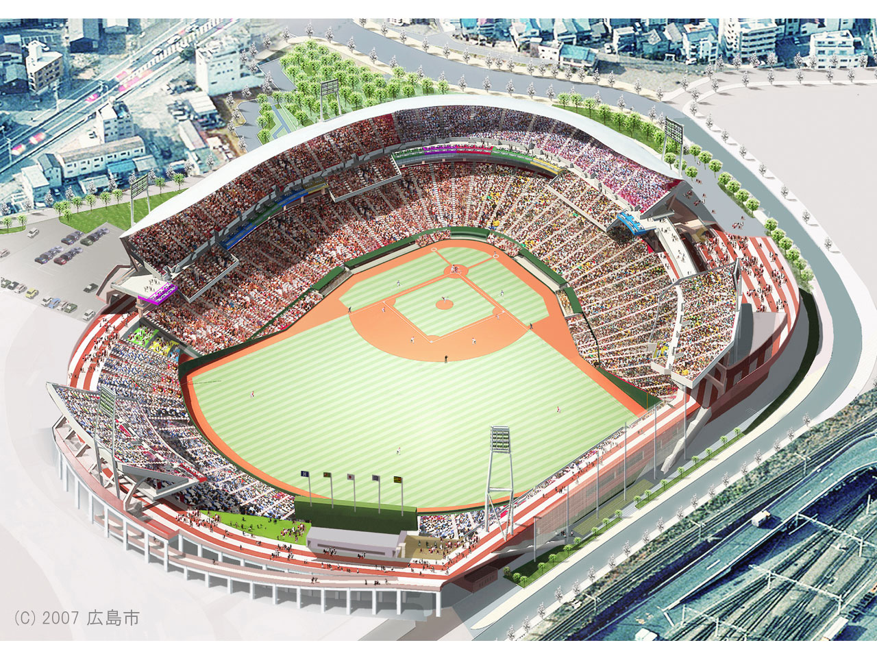 壁紙ダウンロード 広島市民球場のイメージ 広島市公式ホームページ
