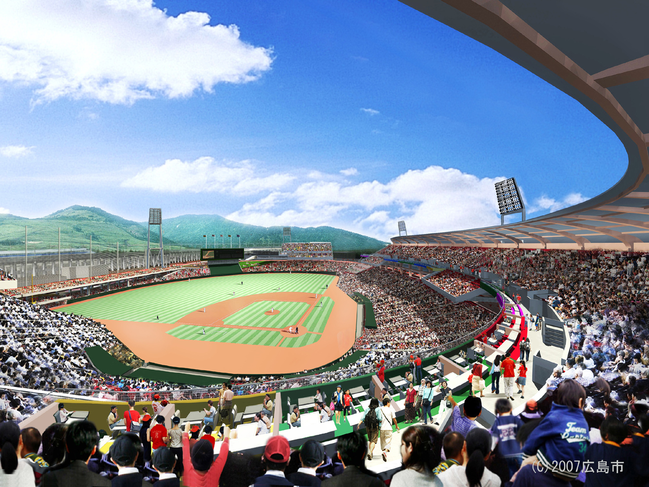 壁紙ダウンロード 広島市民球場のイメージ 広島市公式ホームページ