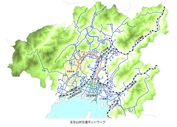 (図)主な公共交通ネットワーク