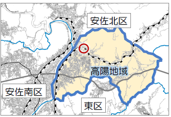 (図)JR下深川駅の位置図