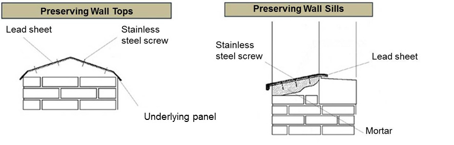 Preserving Wall Tops and Sills