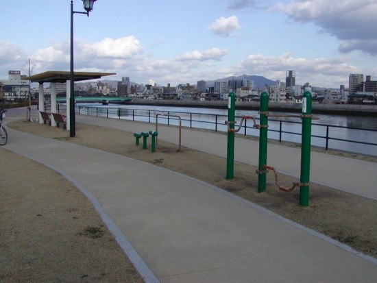 西部河岸緑地(南観音橋～昭和大橋右岸)の画像