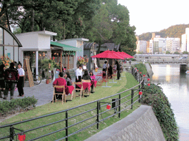 京橋川「水辺のオープンカフェ」(水の都ひろしま部門)の画像1