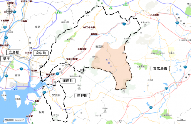 阿戸町の地図
