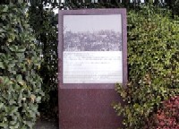 原爆被災説明板（本川国民学校）の写真