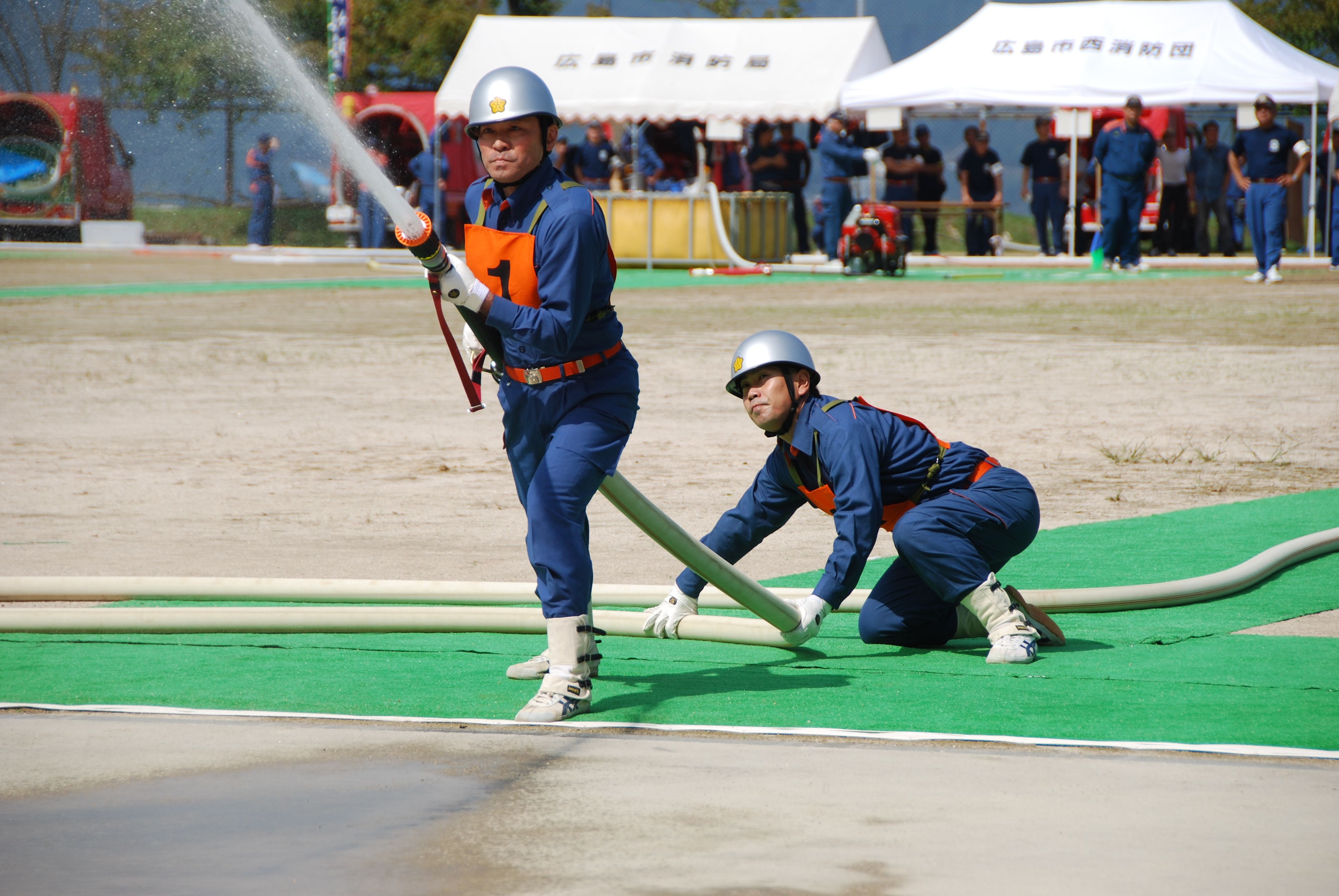 広島県(市)消防操法大会(9月)の画像