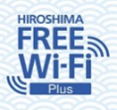 hiroshima free wi-fi plus logo