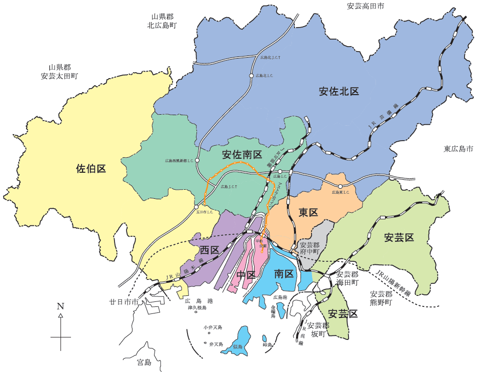 広島市域図