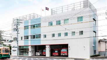 26日　広島市中消防署江波出張所、新庁舎で運用開始の画像