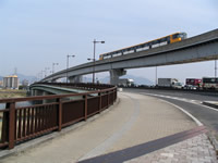 祇園新橋とアストラムラインの画像