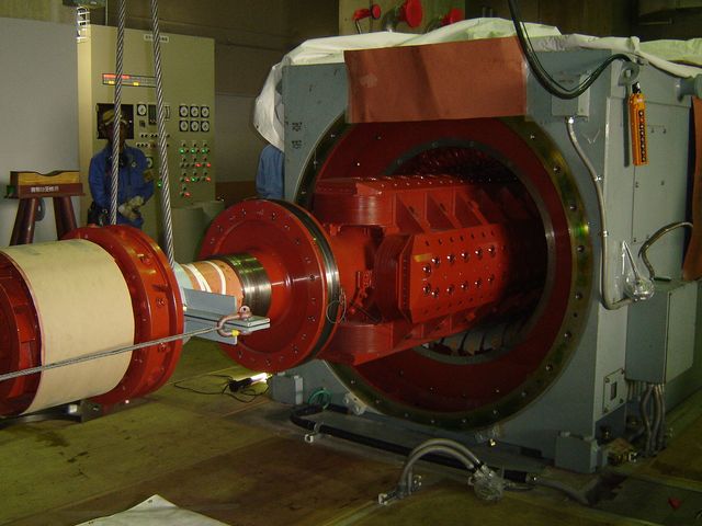 発電機の開いた状態の画像1