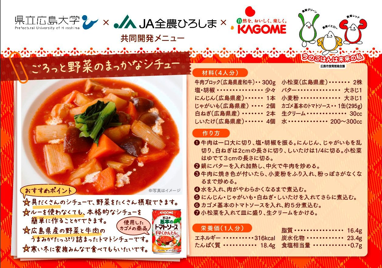 広島県産食材を使ったレシピ開発の画像7