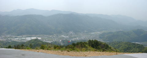 荒谷山グライダー離陸場からの眺望の画像