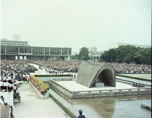 昭和57年の平和記念式典写真