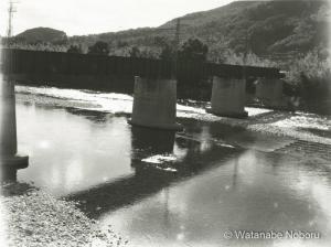 昭和10年の太田川橋の写真