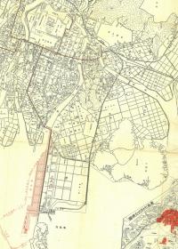 広島市街地図　昭和10年（部分）　昭和10年（1935年）　広島市役所編・発行