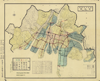 戦前の都市計画図（1940年）